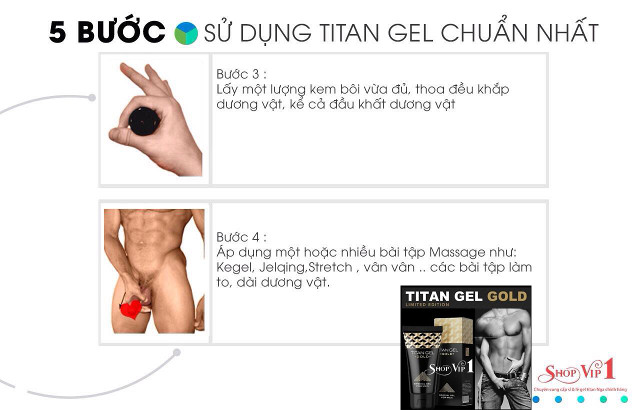 Gel titan gold nga chính hãng