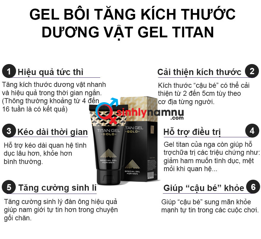 Titan gel gold chính hãng