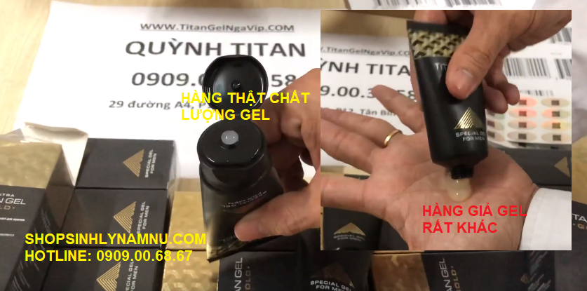 phân biệt thật giả titan gel gold