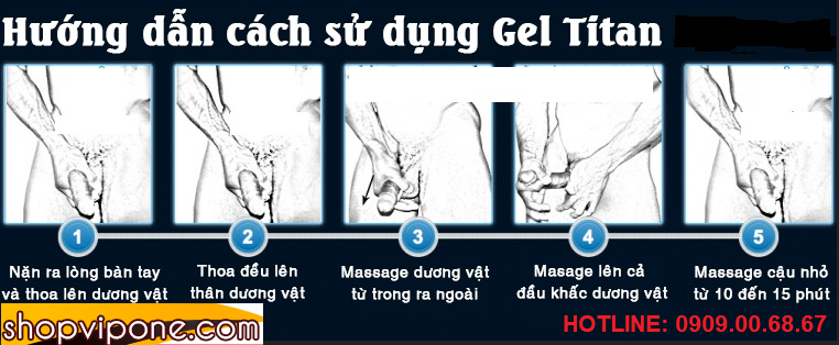 cách sử dụng gel titan nga