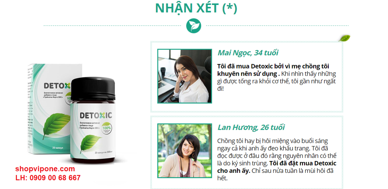 khách hàng nói về thuốc detoxic
