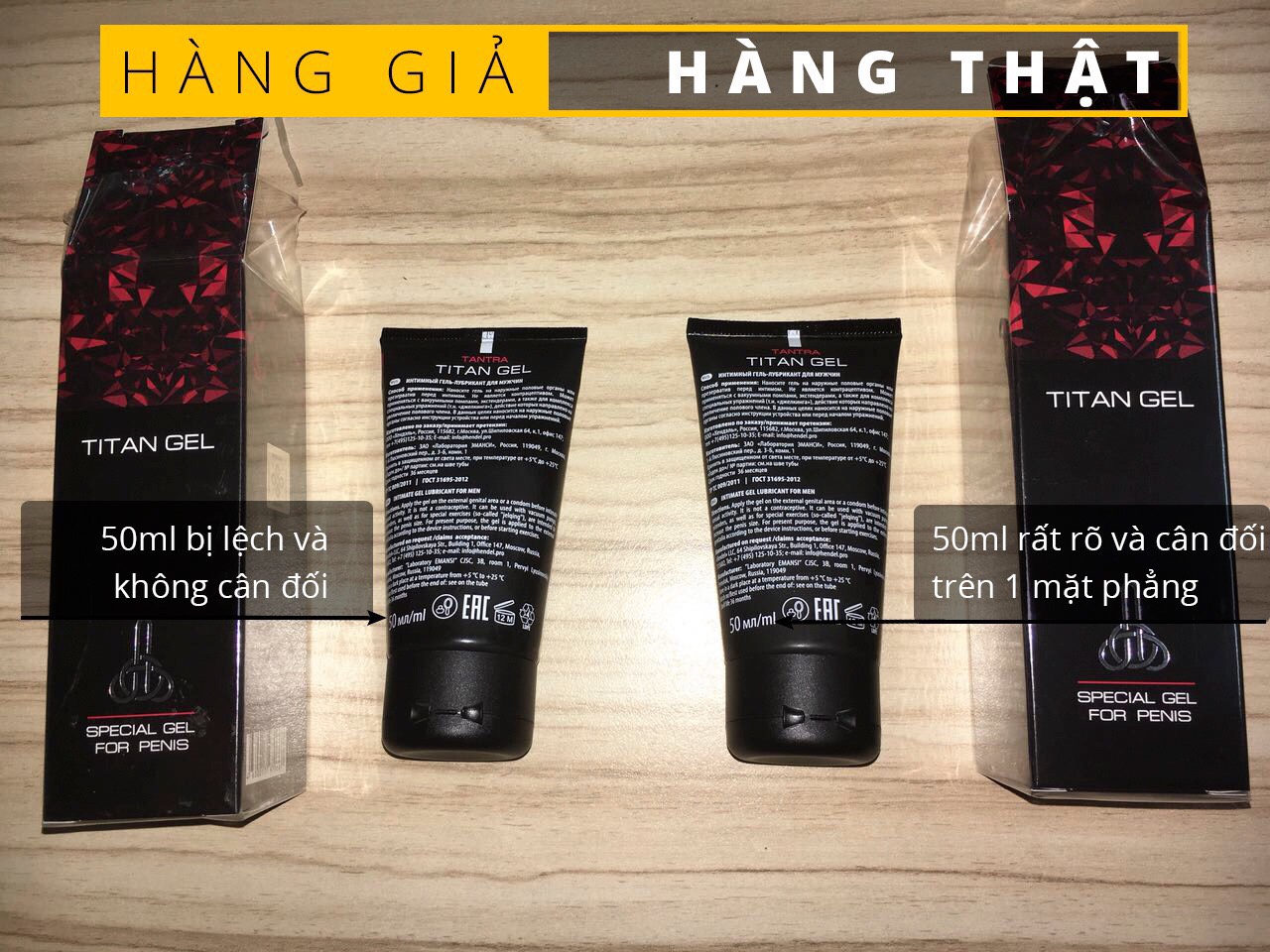 phan biet titan gel that gia lo 9