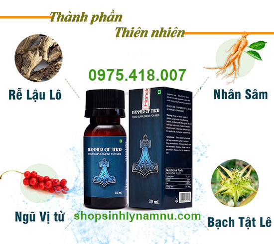 Thành phần của Hammer of thor