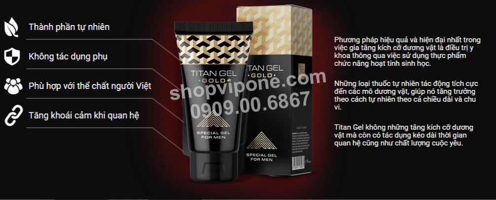 công dụng của titan gel gold nga