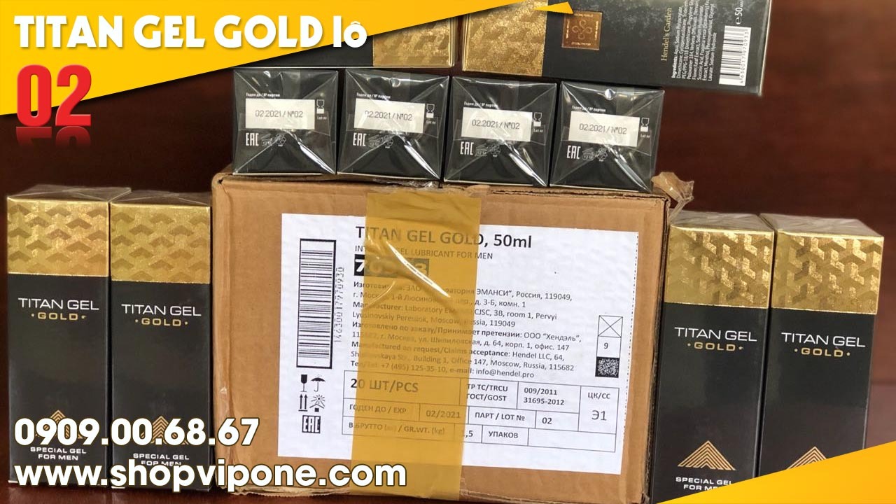 HƯỚNG DẪN SỬ DỤNG GEL TITAN GOLD LÔ 02