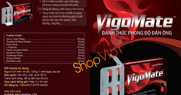 HƯỚNG DẪN SỬ DỤNG VIÊN VIGOMATE