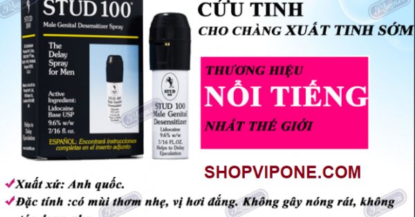THUỐC XỊT STUD 100 CHÍNH HÃNG