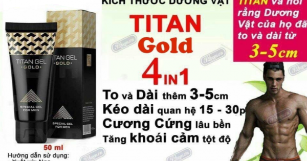 TITAN GEL GOLD LÔ MỚI NHẤT CHÍNH HÃNG