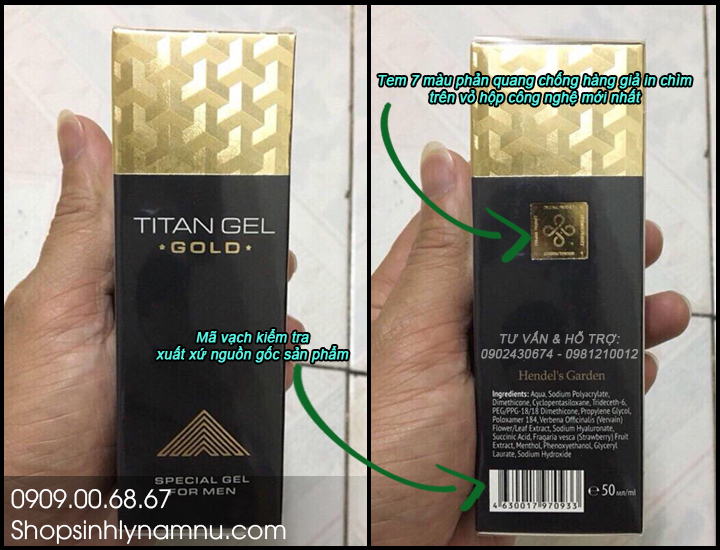 GEL TITAN GOLD CHÍNH HÃNG