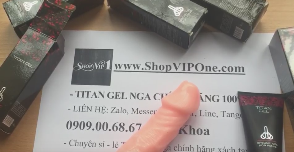 Hướng dẫn sử dụng gel titan làm to dương vật bằng bài tập jelquing