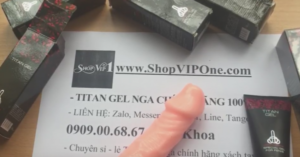 Hướng dẫn sử dụng gel titan làm to dương vật bằng bài tập jelquing
