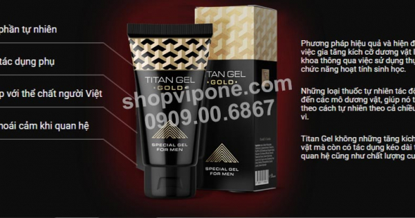 MUA GEL TITAN GOLD LÔ 02 MỚI CHÍNH HÃNG
