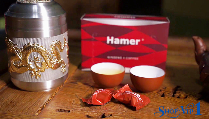 Kẹo sâm Hamer Ginseng Coffee Chính Hãng Mỹ