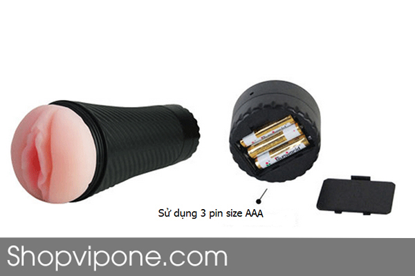 Âm đạo giả Baile Pink Pussy đèn pin rung đa cấp độ