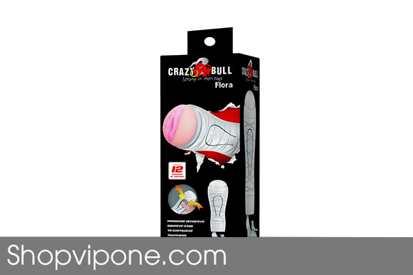 Âm Đạo Giả Gắn Tường Rung Crazy Bull Flora